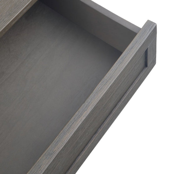 English Elm Diaz Solid Oak Lift Top Coffee Table with Hairpin Legs and Hidden Storage Cubby 38 x 38 x 18.5 Grey B2732P549807