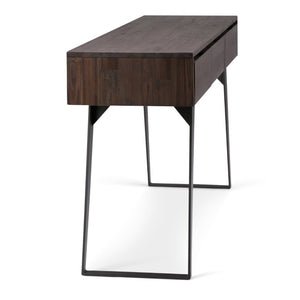 English Elm Diaz Solid Mango Wood Lift Top Square Coffee Table with Hidden Storage and Hairpin Legs 16 x 60 x 30 inches B2732P551501