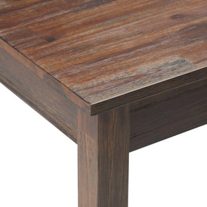 English Elm Mooney Solid Acacia Writing Desk with Side Drawers Mid-Century Home Office Style 26 x 60 x 30 B2732P562473