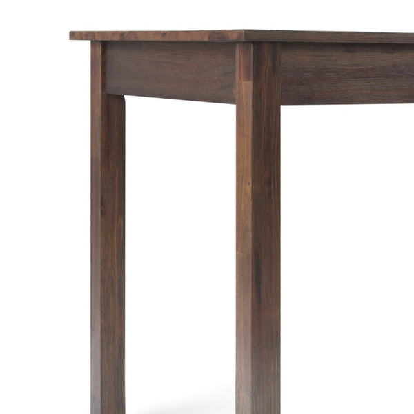 English Elm Mooney Solid Acacia Writing Desk with Side Drawers Mid-Century Home Office Style 26 x 60 x 30 B2732P562473