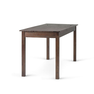 English Elm Mooney Solid Acacia Writing Desk with Side Drawers Mid-Century Home Office Style 26 x 60 x 30 B2732P562473