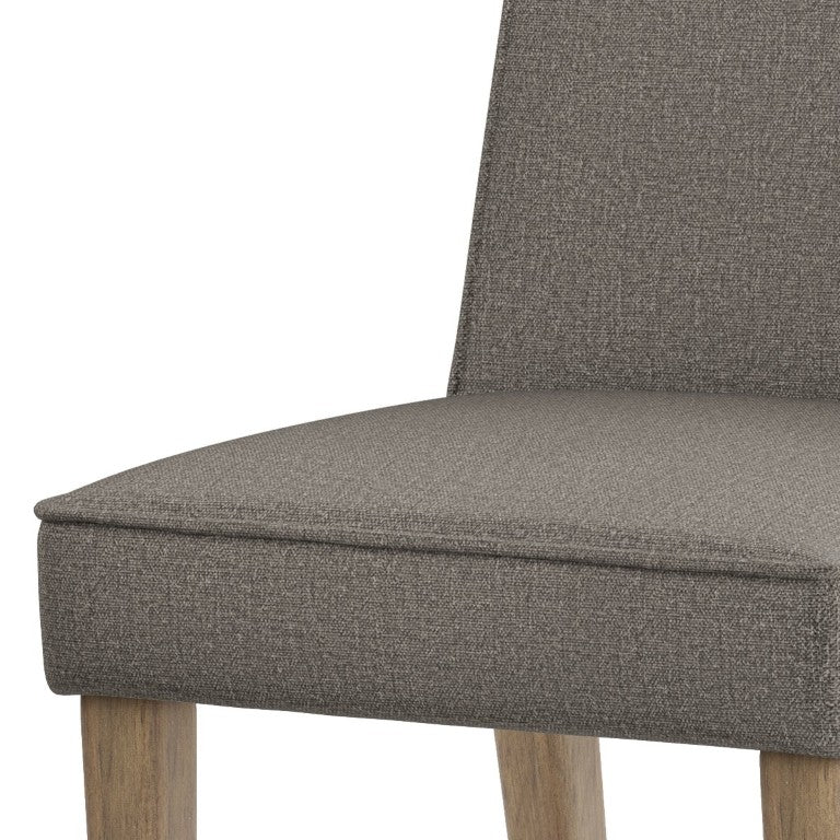 English Elm Mabel Solid Rubberwood Upholstered Dining Chair Set Tailored Farmhouse Style Seating B2732P577451