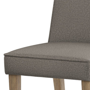 English Elm Mabel Solid Rubberwood Upholstered Dining Chair Set Tailored Farmhouse Style Seating B2732P577451