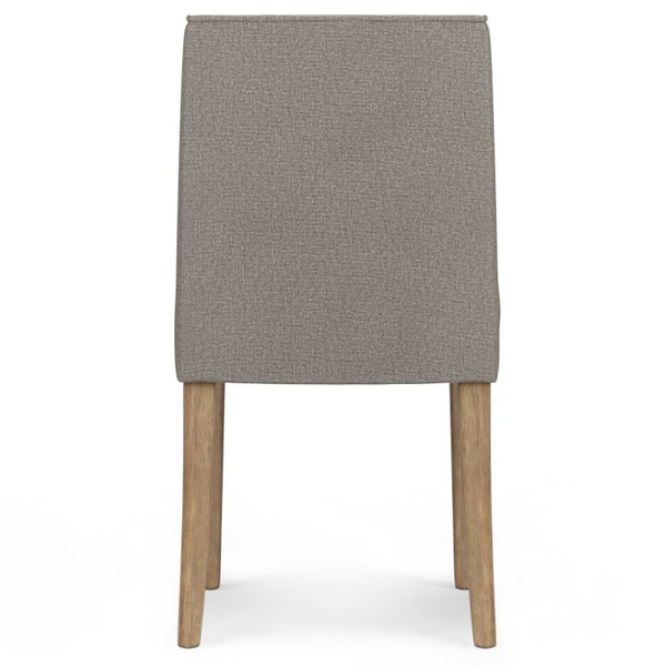 English Elm Mabel Solid Rubberwood Upholstered Dining Chair Set Tailored Farmhouse Style Seating B2732P577451