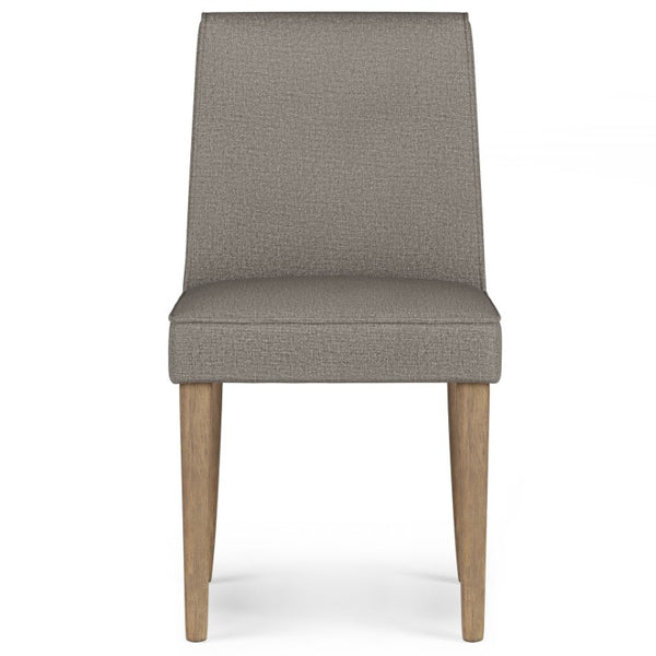 English Elm Mabel Solid Rubberwood Upholstered Dining Chair Set Tailored Farmhouse Style Seating B2732P577451