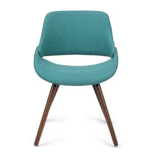English Elm Halston Bentwood Style Dining Chair Woven Upholstery Walnut Legs Modern Appeal B2732P577457