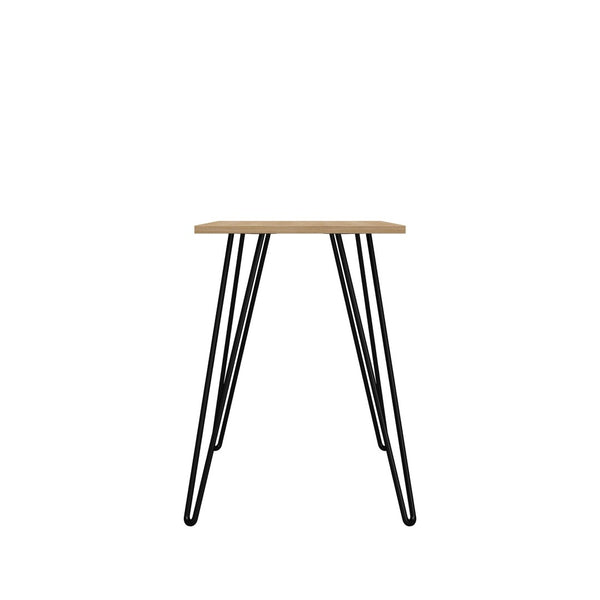 English Elm Owen Hairpin Leg Writing Desk Engineered Wood Top for Home Office or Bedroom B2733P417365