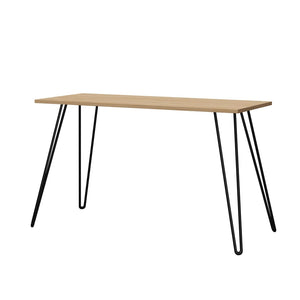 English Elm Owen Hairpin Leg Writing Desk Engineered Wood Top for Home Office or Bedroom B2733P417365