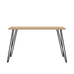 English Elm Owen Hairpin Leg Writing Desk Engineered Wood Top for Home Office or Bedroom B2733P417365