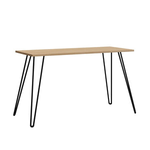 English Elm Owen Hairpin Leg Writing Desk Engineered Wood Top for Home Office or Bedroom B2733P417365