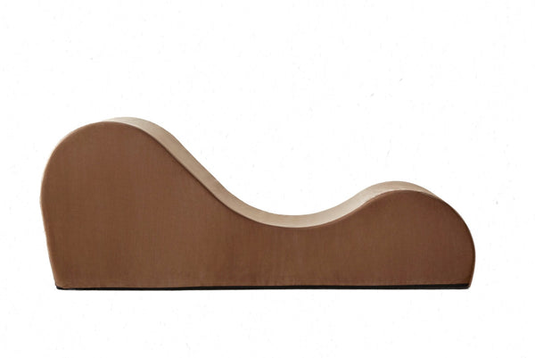 English Elm Solace Ergonomic Floor Chaise Lounge with High Density Foam and Washable Cover Brown B2735P271013