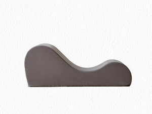 English Elm Solace Ergonomic Floor Chaise Lounge with High Density Foam and Washable Cover Grey B2735P271014