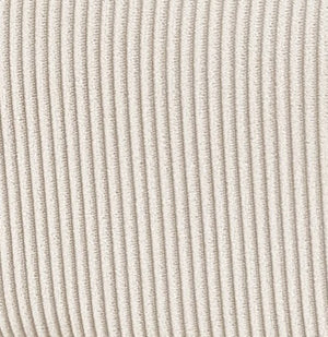 English Elm Corduroy Barrel Armchair with Gold Legs Channel Tufted Upholstery for Living Room Beige B2735P508393