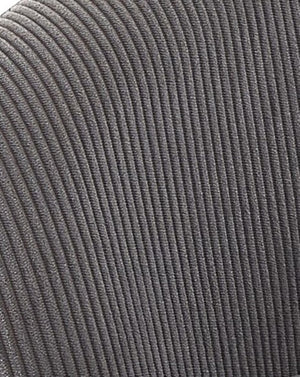 English Elm Corduroy Barrel Accent Chair Ribbed Channel Tufted Upholstery with Slim Black Metal Legs Gray B2735P508506