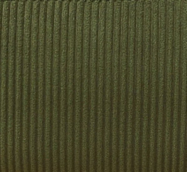 English Elm Velvet Channel Tufted Barrel Accent Chair with Foam Cushion and Slim Metal Legs Green B2735P508724
