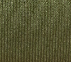 English Elm Velvet Channel Tufted Barrel Accent Chair with Foam Cushion and Slim Metal Legs Green B2735P508724