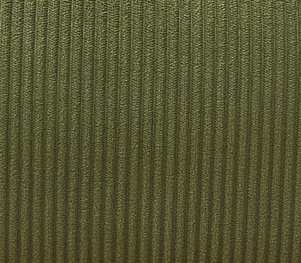 English Elm Velvet Channel Tufted Barrel Accent Chair with Foam Cushion and Slim Metal Legs Green B2735P508724