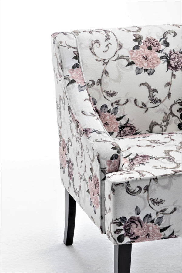 English Elm Versatile Solid Wood Accent Chair Velvet Upholstered Tailored Silhouette for Dining Bedroom Multicolor B2735P511131