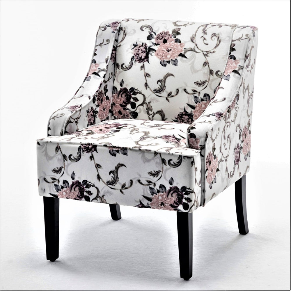 English Elm Versatile Solid Wood Accent Chair Velvet Upholstered Tailored Silhouette for Dining Bedroom Multicolor B2735P511131
