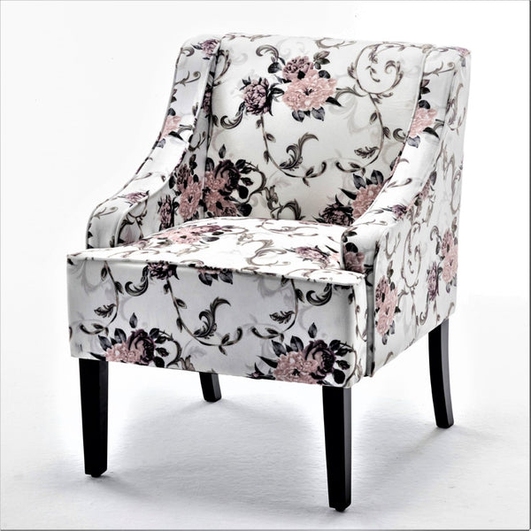 English Elm Versatile Solid Wood Accent Chair Velvet Upholstered Tailored Silhouette for Dining Bedroom Multicolor B2735P511131
