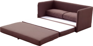 English Elm Container Furniture Direct Kathy Modern Fabric Sleeper Loveseat for Compact Living Spaces B2735P526842