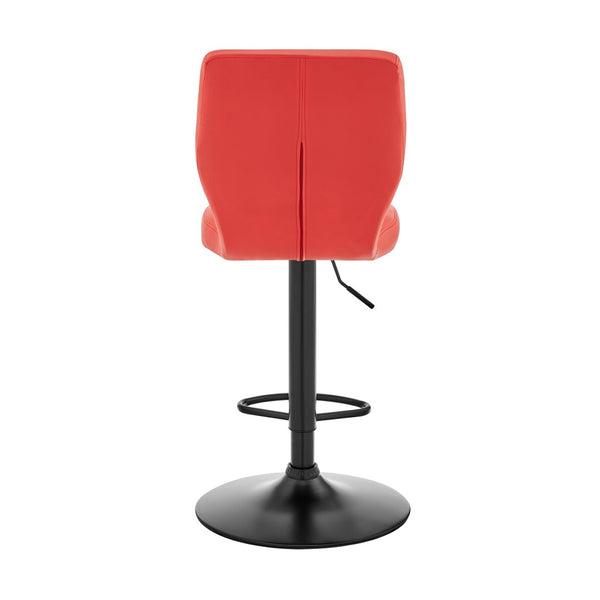 English Elm Bardot Faux Leather Swivel Barstool with Pneumatic Lift for Kitchen or Home Bar B2736P464864
