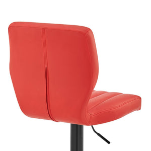 English Elm Bardot Faux Leather Swivel Barstool with Pneumatic Lift for Kitchen or Home Bar B2736P464864
