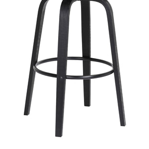English Elm Ocopi Swivel Counter Stool with Curved Back Gray Performance Fabric Modern Frame B2736P511329
