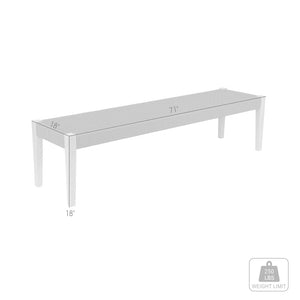 English Elm Ethre Eucalyptus Wood Bench with Woven Rope Back for Patio Garden or Entryway B2736P511332