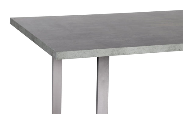 English Elm Orelis Rectangular Dining Table Seats Six with Laminate Top and Steel Base B2736S00008
