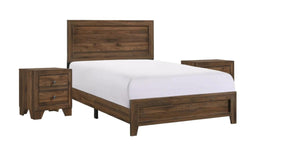English Elm Beautiful Full Panel Bed in Warm Cherry Wood Tones for a Contemporary Bedroom B2741P542232