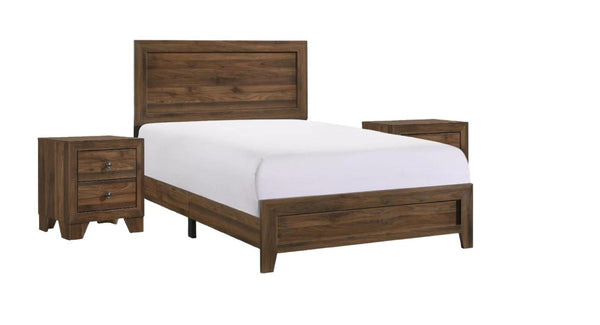 English Elm Beautiful Full Panel Bed in Warm Cherry Wood Tones for a Contemporary Bedroom B2741P542232