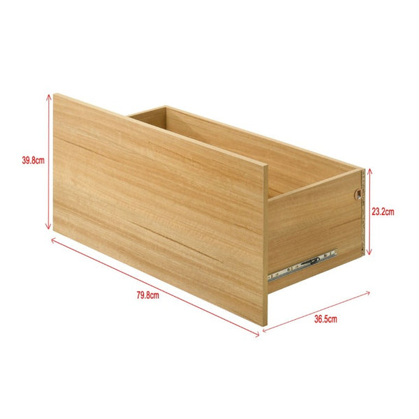 English Elm Transitional Square Coffee Table with Dual Access Drawers for Modern Living Rooms Natural B2741P565578