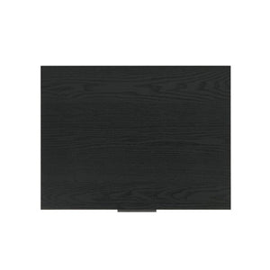 English Elm Contemporary Matte Black Nightstand with Dovetail Drawer and Open Shelf for Modern Bedrooms Black Engineered Wood,Rubber Wood 21.8 L x 16.5 W x 23.5 H B2741P569428