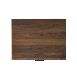 English Elm Walnut Finish Nightstand with Dovetail Drawer and Finger Pull for Modern Bedrooms Walnut 21.8 L x 16.5 W x 23.5 H B2741P569429