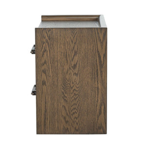 English Elm Contemporary Matte Black Nightstand with Dovetail Drawer and Open Shelf for Modern Bedrooms Dark Walnut Acacia Wood,Engineered Wood,Rubber Wood 17 L x 17 W x 26 H B2741P569520