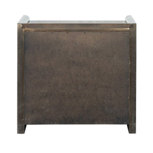 English Elm Contemporary Matte Black Nightstand with Dovetail Drawer and Open Shelf for Modern Bedrooms Dark Walnut Acacia Wood,Engineered Wood,Rubber Wood 17 L x 17 W x 26 H B2741P569520