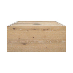 English Elm Transitional Wood Grain Chest with Dovetail Drawers and Black Metal Pulls for Bedroom B2741P572044