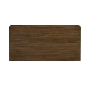 English Elm 1Pc Mid-Century Walnut Bedroom Chest Dovetail Joinery Cedar Felt Lined Drawers Bronze Pulls Walnut 36.4 L x 18.3 W x 52 H B2741P572047