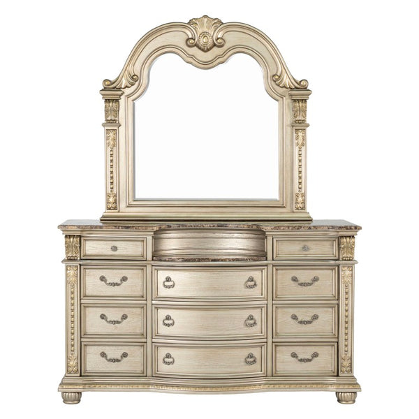 English Elm 1Pc Mid-Century Walnut Bedroom Chest Dovetail Joinery Cedar Felt Lined Drawers Bronze Pulls Champagne/Gold 68 L x 20.5 W x 41 H B2741P573016