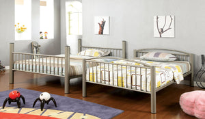English Elm 1Pc Coastal Louvered Panel Bed Arched Headboard Rubberwood Frame Bedroom Anchor Gold Metal 79.38 L x 58 W x 65 H B2741P595010