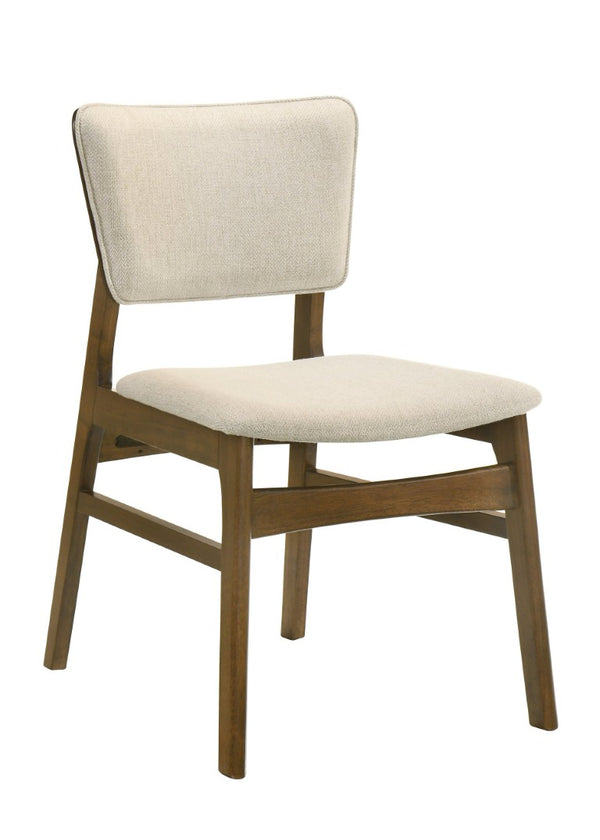 English Elm 6Pc Extendable Rectangular Dining Set with Upholstered Chairs Bench and Warm Wood Finish 6pc with Table, Chairs & Bench B2741S01082