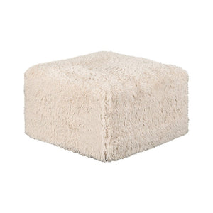 English Elm Living Room 6 Piece Faux Fur Modular Sectional Daybed with High Density Foam Seating Sand B2741S01190