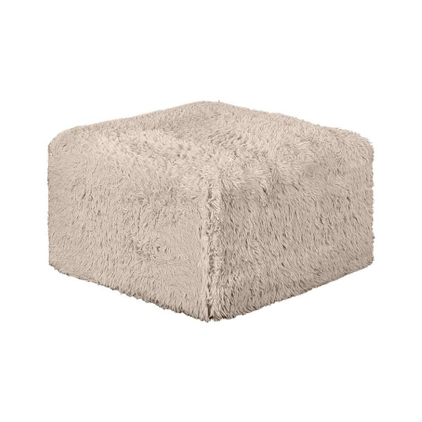 English Elm Living Room 6 Piece Faux Fur Modular Sectional Daybed with High Density Foam Seating Taupe B2741S01214