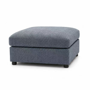 English Elm Ottoman Upholstered Low Profile Footrest Extra Seat or Sectional Sofa Extension B2748P481382
