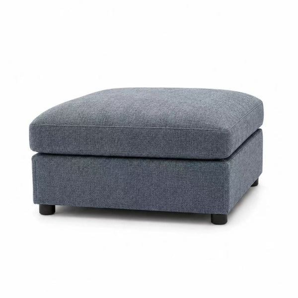 English Elm Ottoman Upholstered Low Profile Footrest Extra Seat or Sectional Sofa Extension B2748P481382