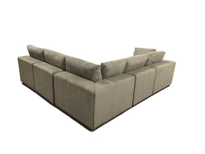 English Elm Corduroy Ribbed Upholstered Modular Sectional Sofa with Reversible Chaise Living Room Camel B2748S00203