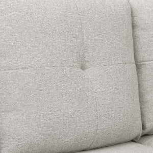 English Elm 76.5 Inch Tufted Linen Blend Sleeper Sectional with Reversible Chaise and Hidden Storage B2748S00227