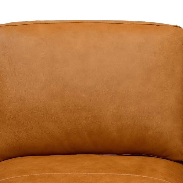 English Elm Coffee-Bean Curved Sectional Sofa with Organic Silhouette for Modern Living Rooms Ginger 174 L x 96 W x 34 H B2748S00255
