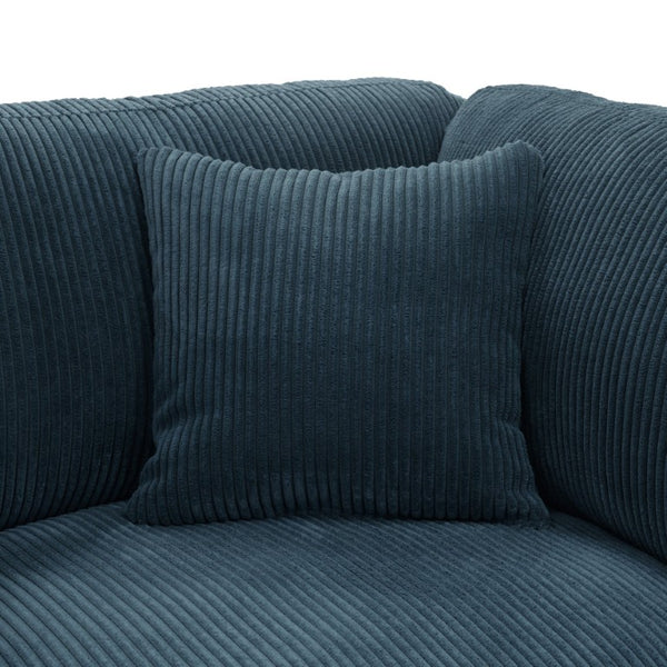 English Elm Corduroy Modular Sectional Sofa Textured Fabric Seating for Stylish Living Rooms B2748S00266